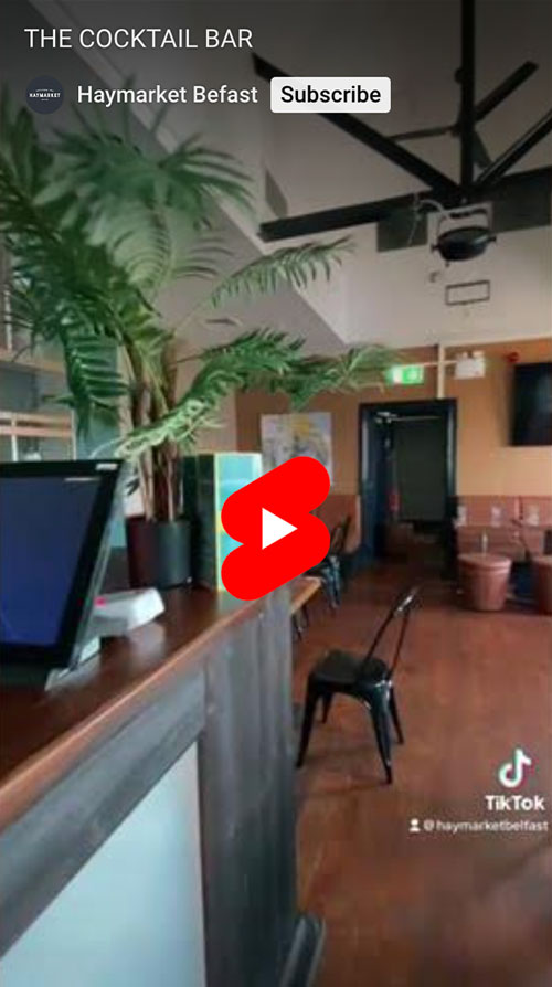 Cocktail Bar at Haymarket Belfast