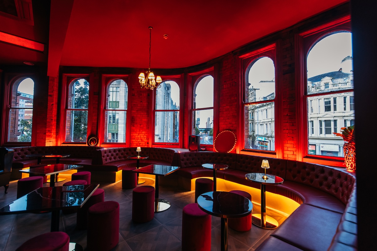 Crimson Cocktail Lounge at Haymarket Belfast