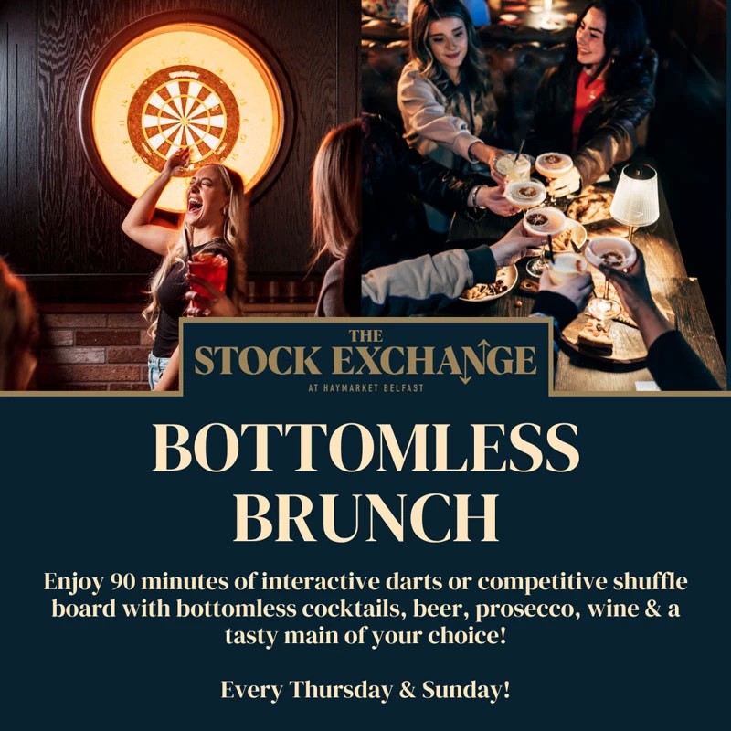 The Stock Exchange Bottomless Brunch - Haymarket Belfast
